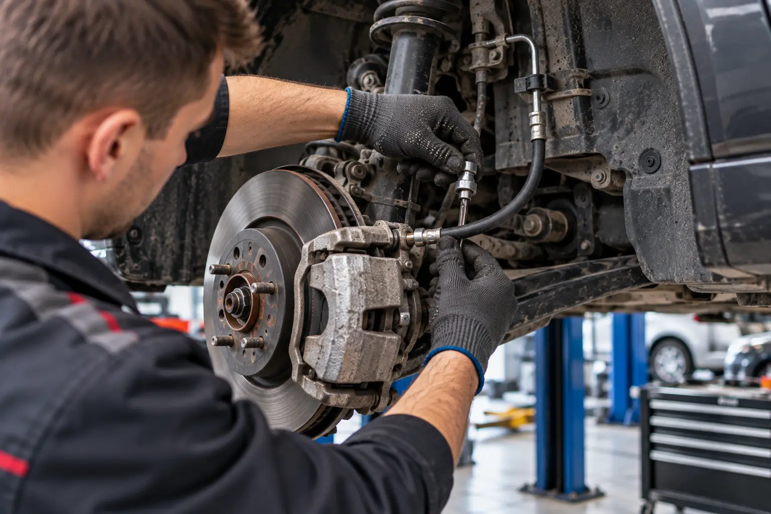 Замена тормозного шланга в автосервисе Grand Service в Брянске